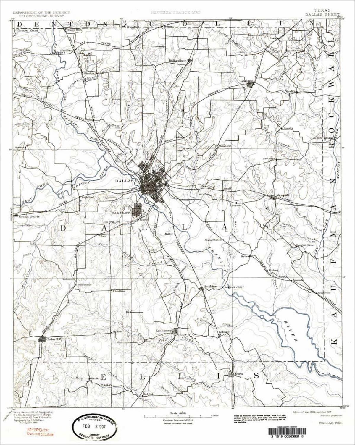 Dallas Texas mappa