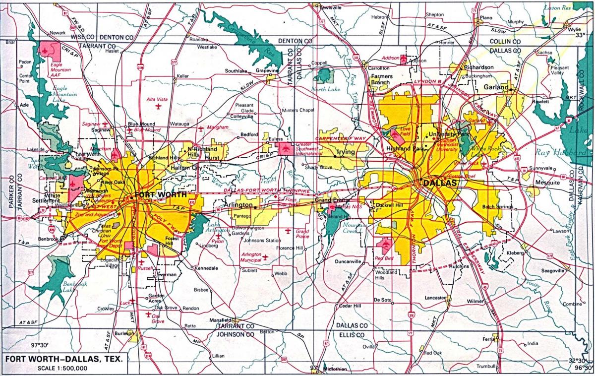 mappa di north Dallas