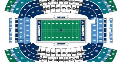 Cowboys stadium mappa