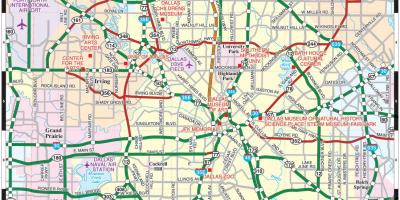 Città di Dallas mappa