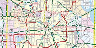 Mappa di Dallas periferia
