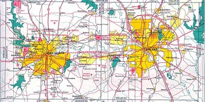 Mappa di north Dallas